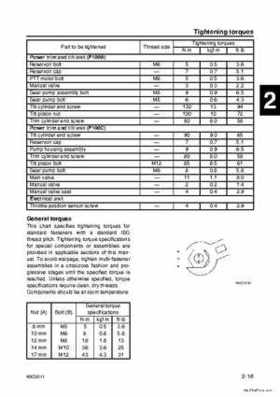 Yamaha F100B F100C Outboards Factory Service Manual, Page 51