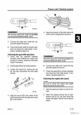 Yamaha F100B F100C Outboards Factory Service Manual, Page 63