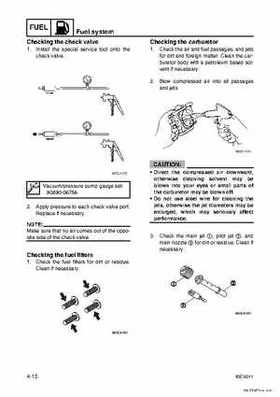 Yamaha F100B F100C Outboards Factory Service Manual, Page 86