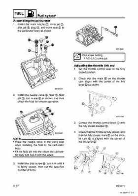 Yamaha F100B F100C Outboards Factory Service Manual, Page 88