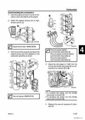 Yamaha F100B F100C Outboards Factory Service Manual, Page 91