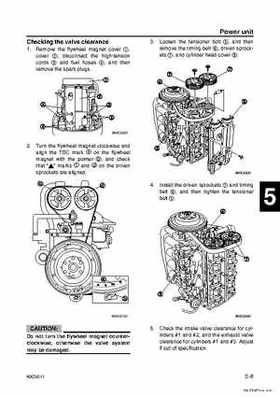 Yamaha F100B F100C Outboards Factory Service Manual, Page 99