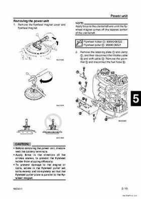 Yamaha F100B F100C Outboards Factory Service Manual, Page 103