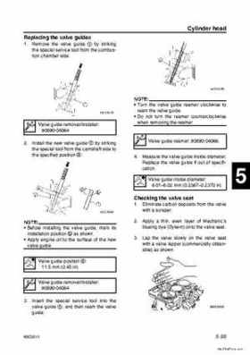 Yamaha F100B F100C Outboards Factory Service Manual, Page 121