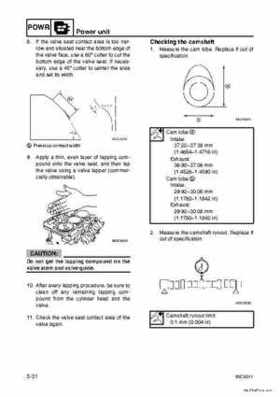 Yamaha F100B F100C Outboards Factory Service Manual, Page 124