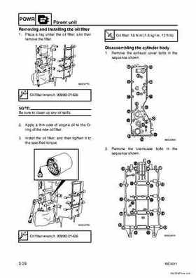 Yamaha F100B F100C Outboards Factory Service Manual, Page 132