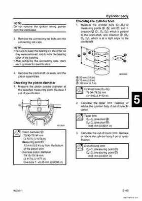 Yamaha F100B F100C Outboards Factory Service Manual, Page 133