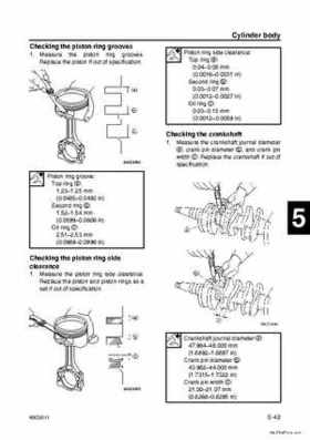 Yamaha F100B F100C Outboards Factory Service Manual, Page 135