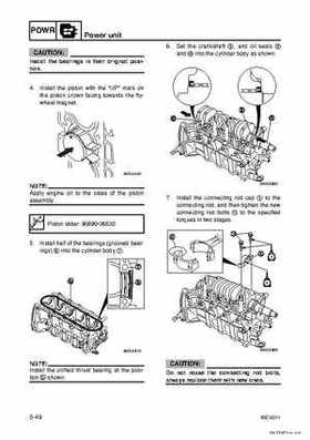 Yamaha F100B F100C Outboards Factory Service Manual, Page 142