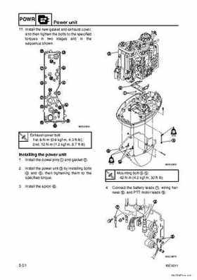 Yamaha F100B F100C Outboards Factory Service Manual, Page 144