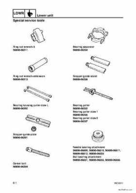 Yamaha F100B F100C Outboards Factory Service Manual, Page 148