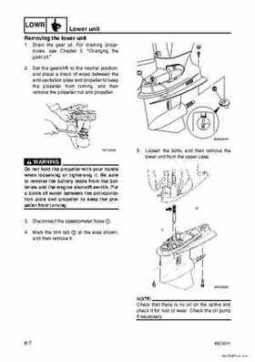 Yamaha F100B F100C Outboards Factory Service Manual, Page 154