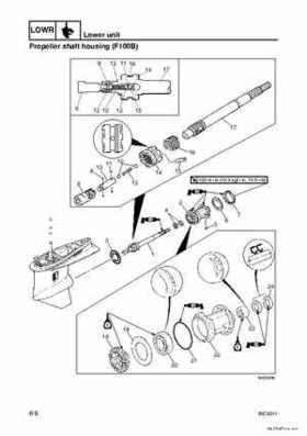 Yamaha F100B F100C Outboards Factory Service Manual, Page 156