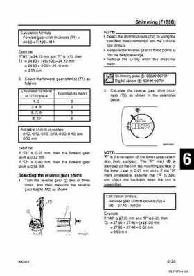 Yamaha F100B F100C Outboards Factory Service Manual, Page 175