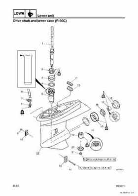 Yamaha F100B F100C Outboards Factory Service Manual, Page 190