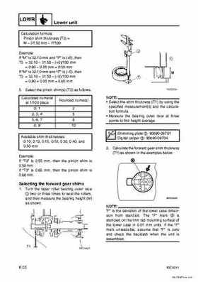 Yamaha F100B F100C Outboards Factory Service Manual, Page 202