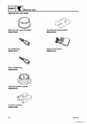 Yamaha F100B F100C Outboards Factory Service Manual, Page 208