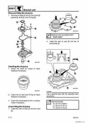 Yamaha F100B F100C Outboards Factory Service Manual, Page 224