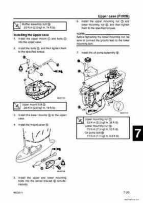 Yamaha F100B F100C Outboards Factory Service Manual, Page 227