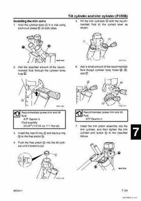 Yamaha F100B F100C Outboards Factory Service Manual, Page 241