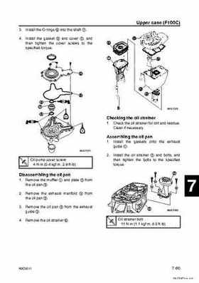Yamaha F100B F100C Outboards Factory Service Manual, Page 267