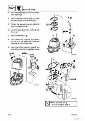 Yamaha F100B F100C Outboards Factory Service Manual, Page 268