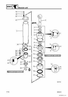 Yamaha F100B F100C Outboards Factory Service Manual, Page 280