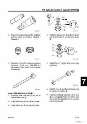 Yamaha F100B F100C Outboards Factory Service Manual, Page 283