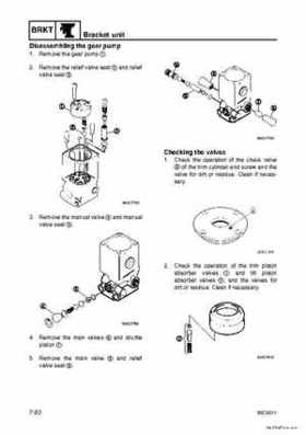 Yamaha F100B F100C Outboards Factory Service Manual, Page 290