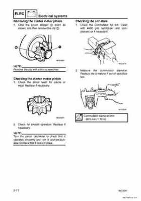 Yamaha F100B F100C Outboards Factory Service Manual, Page 316