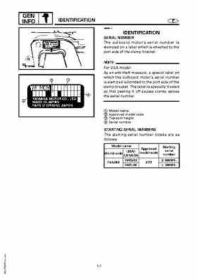 Yamaha Marine Outboards F4A/F4 Factory Service Manual, Page 18