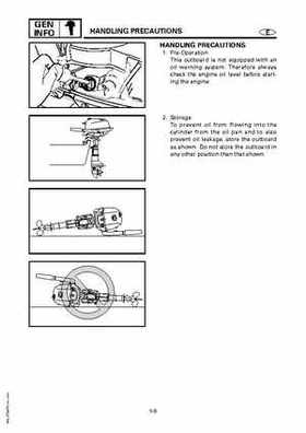 Yamaha Marine Outboards F4A/F4 Factory Service Manual, Page 34