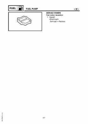 Yamaha Marine Outboards F4A/F4 Factory Service Manual, Page 106