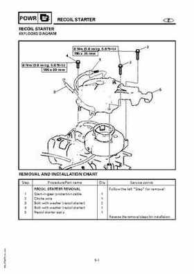 Yamaha Marine Outboards F4A/F4 Factory Service Manual, Page 126