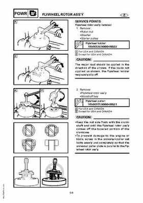 Yamaha Marine Outboards F4A/F4 Factory Service Manual, Page 142