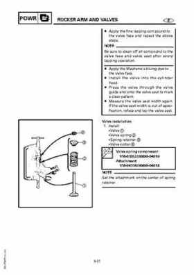 Yamaha Marine Outboards F4A/F4 Factory Service Manual, Page 166