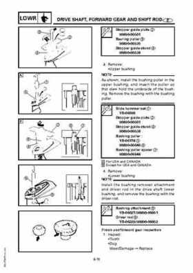 Yamaha Marine Outboards F4A/F4 Factory Service Manual, Page 244