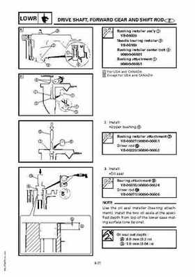Yamaha Marine Outboards F4A/F4 Factory Service Manual, Page 248