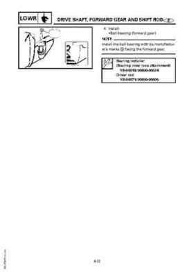 Yamaha Marine Outboards F4A/F4 Factory Service Manual, Page 250