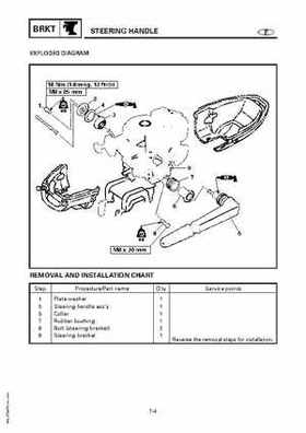 Yamaha Marine Outboards F4A/F4 Factory Service Manual, Page 260