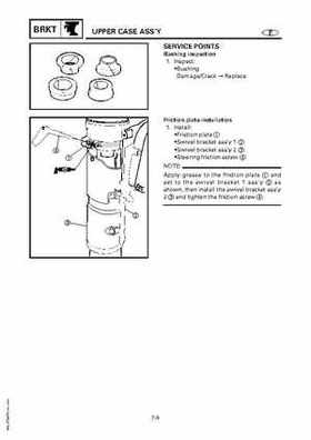 Yamaha Marine Outboards F4A/F4 Factory Service Manual, Page 270