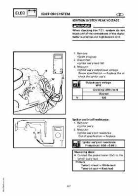 Yamaha Marine Outboards F4A/F4 Factory Service Manual, Page 290