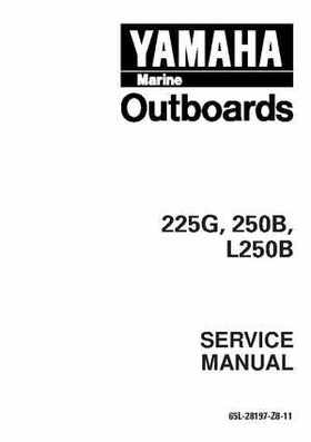 Yamaha Marine Outboards Factory Service / Repair/ Workshop Manual 225G 250B L250B, Page 1