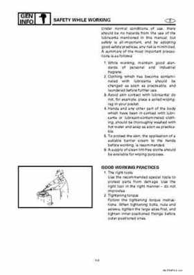 Yamaha Marine Outboards Factory Service / Repair/ Workshop Manual 225G 250B L250B, Page 11