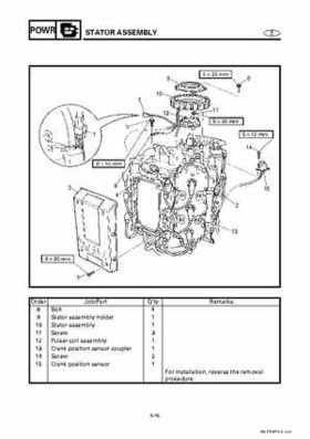 Yamaha Marine Outboards Factory Service / Repair/ Workshop Manual 225G 250B L250B, Page 97