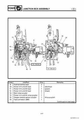 Yamaha Marine Outboards Factory Service / Repair/ Workshop Manual 225G 250B L250B, Page 104