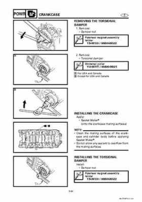 Yamaha Marine Outboards Factory Service / Repair/ Workshop Manual 225G 250B L250B, Page 130