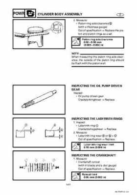 Yamaha Marine Outboards Factory Service / Repair/ Workshop Manual 225G 250B L250B, Page 138
