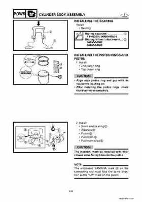 Yamaha Marine Outboards Factory Service / Repair/ Workshop Manual 225G 250B L250B, Page 140