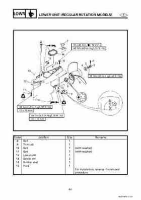 Yamaha Marine Outboards Factory Service / Repair/ Workshop Manual 225G 250B L250B, Page 146